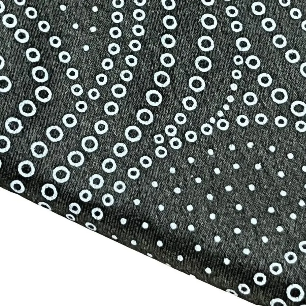 Perry Ellis Portfolio Mens Gray Olive Paisley 100% Silk Hand Made Necktie Tie